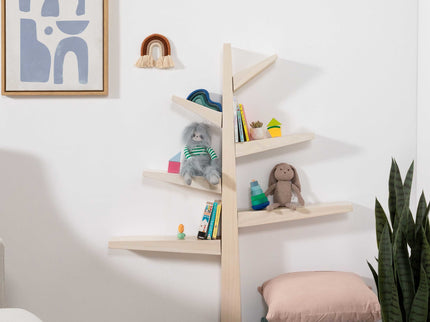 M4626NX,Babyletto,Spruce Tree Bookcase in Washed Natural Finish