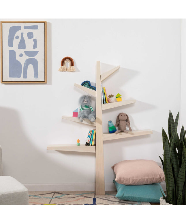M4626NX,Babyletto,Spruce Tree Bookcase in Washed Natural Finish