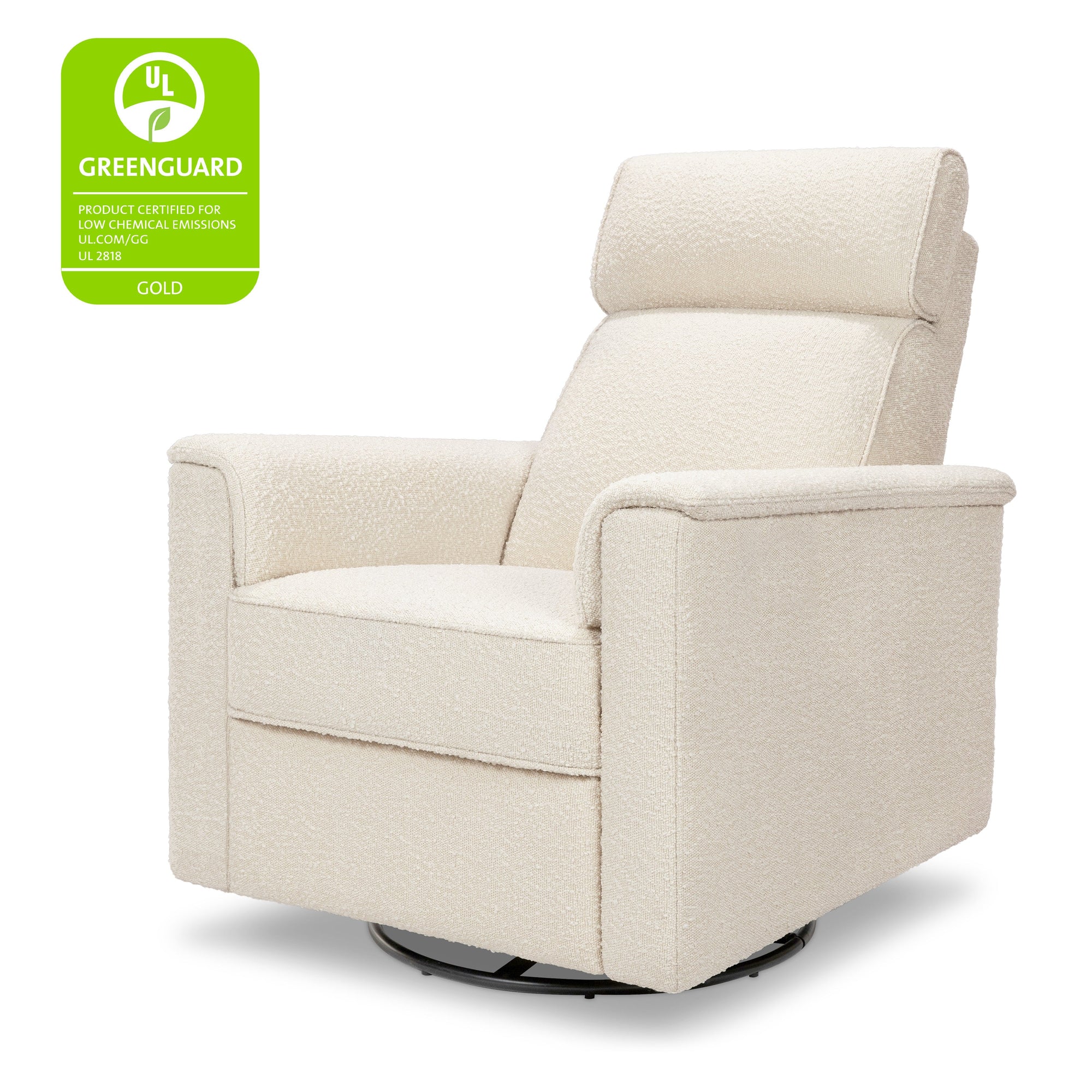 M17182PWB,Namesake,Willa Pro Power Glider Recliner w/ Power Lumbar in Performance Ivory Boucle