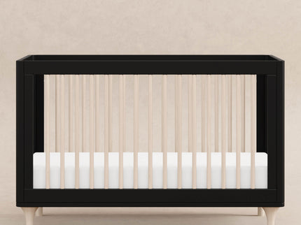 M9001BNX,Babyletto,Lolly 3-in-1 Convertible Crib w/Toddler Bed Conversion in Black/WashedNatural