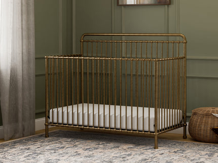 M15301VG,Namesake,Winston 4-in-1 Convertible Crib in Vintage Gold