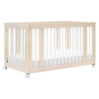 M23401NXW,Babyletto,Yuzu 8-in-1 Convertible Crib w/All-Stages Conversion in Washed Natural/White