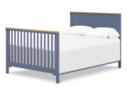 M27201CVBHY,DaVinci,Shea 4-in-1 Convertible Crib in Cove Blue and Honey
