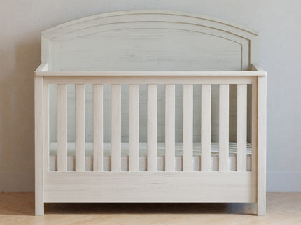 B26401WDF,Monogram by Namesake,Hemsted 4-in-1 Convertible Crib in White Driftwood