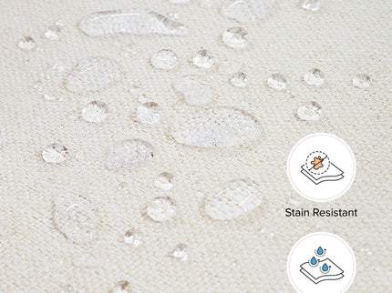 M22286PCMEWLB,Namesake,Crewe Electronic Swivel Glider Recliner in Performance Cream Eco-Weave w/Light Wood Base