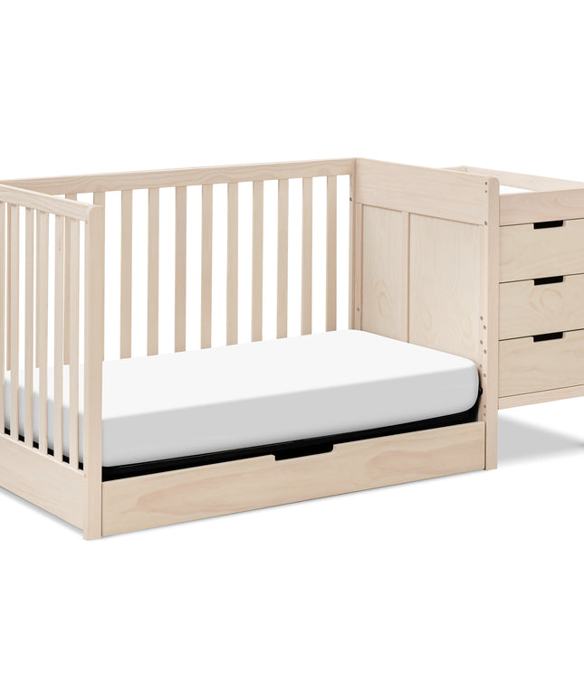 F11991NX,Carter's,Colby 4-in-1 Convertible Crib & Changer Combo in Washed Natural