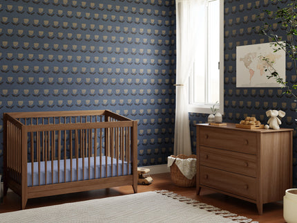 M10301NL,Babyletto,Sprout 4-in-1 Convertible Crib w/Toddler Bed Conversion Kit in Natural Walnut