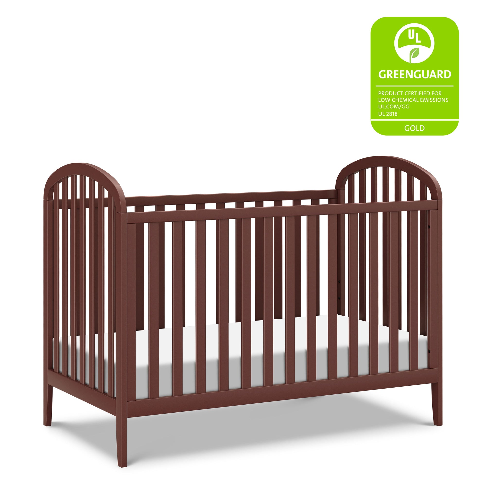 M23901CR,DaVinci,Beau 3-in-1 Convertible Crib in Crimson