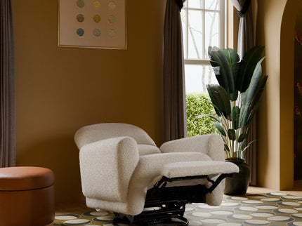 M30087AT,Babyletto,Rainbow Recliner and Swivel Glider in Almond Teddy Loop