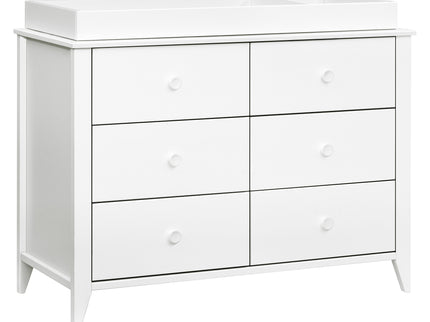 M10326W,Babyletto,Sprout 6-Drawer Double Dresser in White