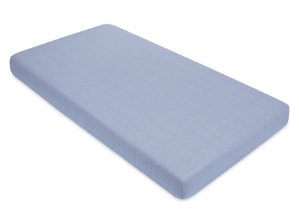 T29635DP,Babyletto,Dewdrop Muslin Crib Sheet in GOTS Certified Organic Cotton