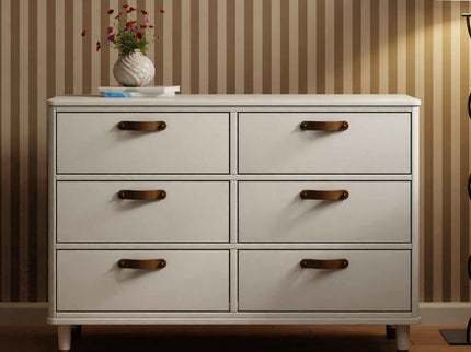 B14316RW,Namesake,Tanner 6-Drawer Dresser in Warm White