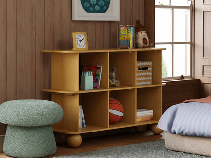 M31811HY,Babyletto Kids,Crosby Open Bookcase in Honey
