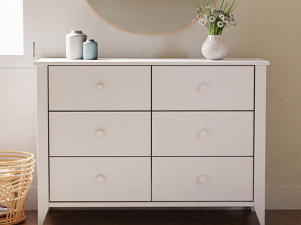 M10326W,Babyletto,Sprout 6-Drawer Double Dresser in White