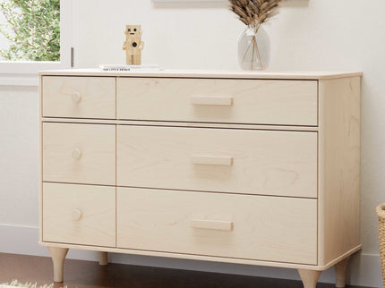M9016NX,Babyletto,Lolly 6-Drawer Double Dresser  Assembled in Washed Natural