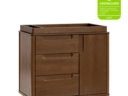 M23423NL,Babyletto,Yuzu 3-Drawer Changer Dresser in Natural Walnut