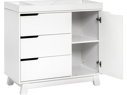 M4223W,Babyletto,Hudson 3-Drawer Changer Dresser w/Removable Changing Tray in White