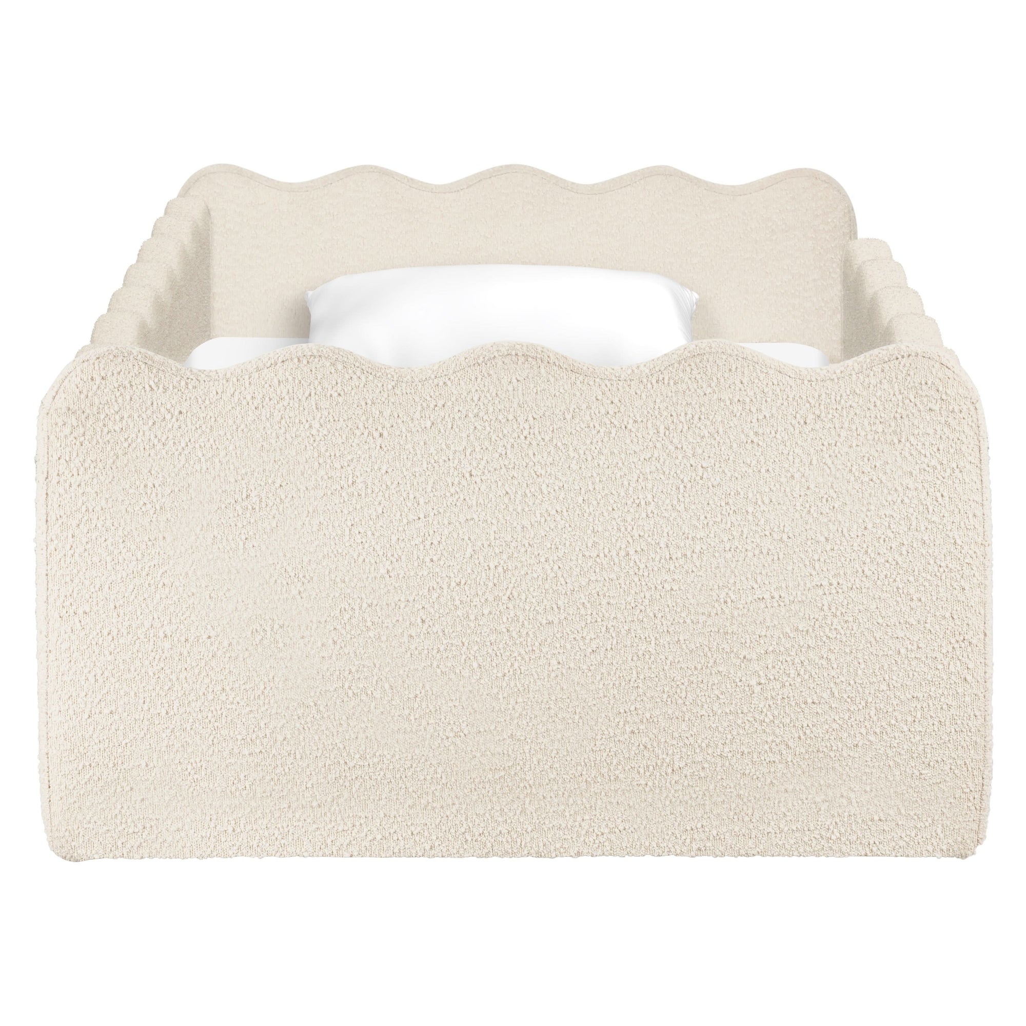 M31376PWB,Babyletto Kids,Rizo Montessori-Inspired Twin Bed in Performance Ivory Boucle