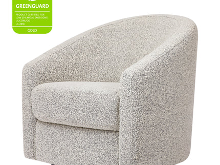 M5887BWB,Babyletto,Madison Swivel Glider in Black White Boucle