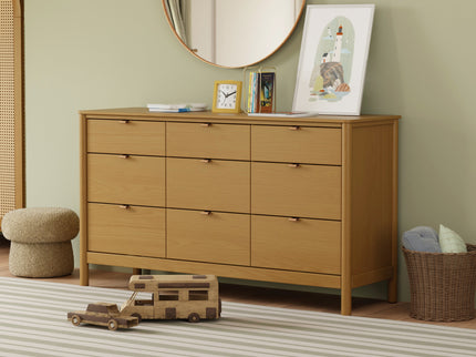 M25928HY,Babyletto Kids,Bondi 9-Drawer Assembled Dresser in Honey