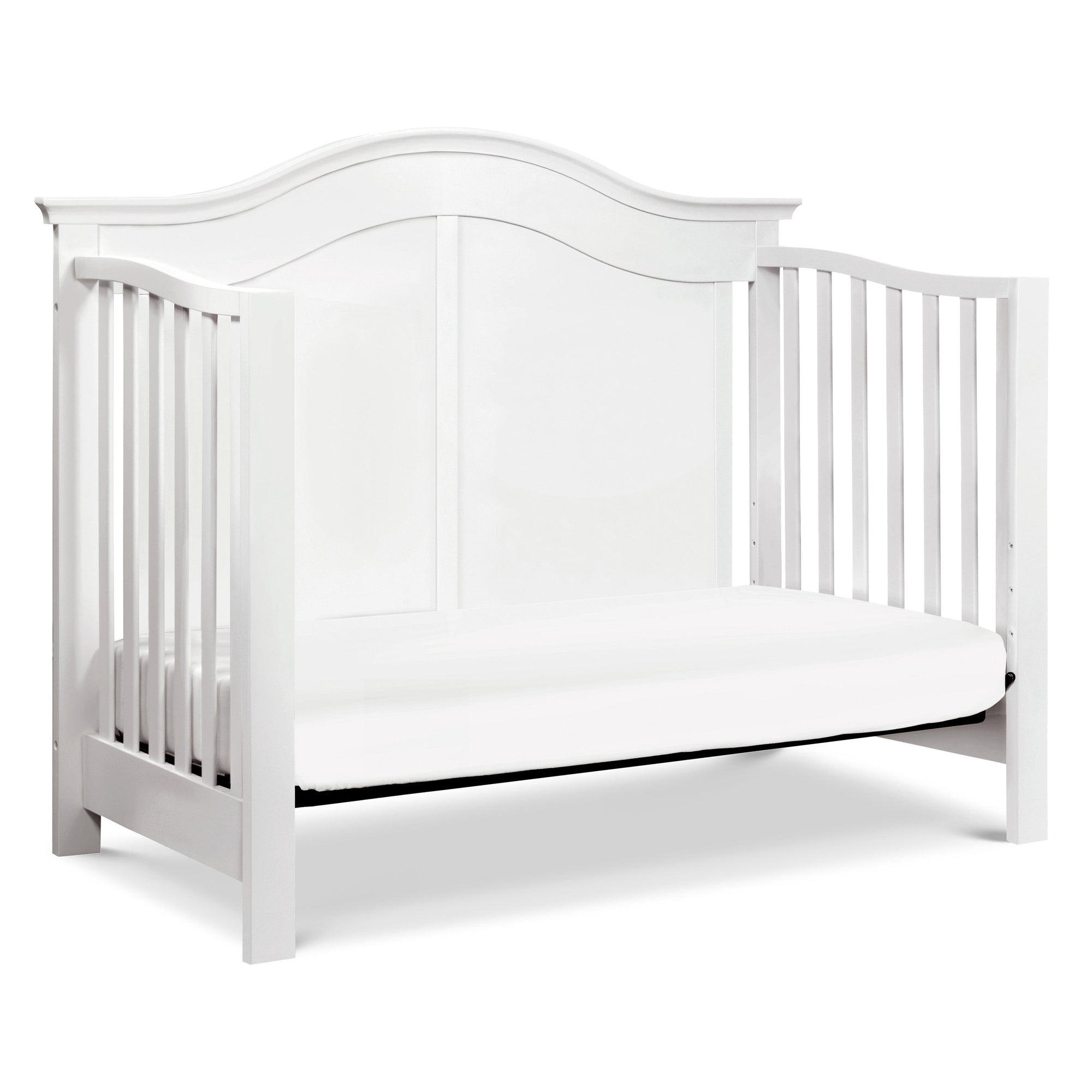M4501W,DaVinci,Meadow 4-in-1 Convertible Crib in White Finish
