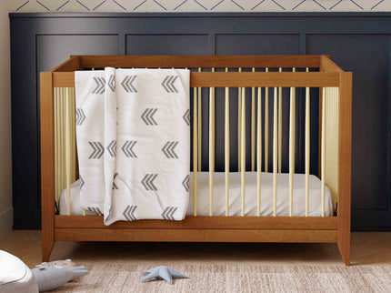 M10301CTN,Babyletto,Sprout 4-in-1 Convertible Crib w/Toddler Bed Conversion Kit in Chestnut&Natural