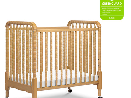 M7398HY,DaVinci,Jenny Lind 3-in-1 Convertible Mini Crib in Honey