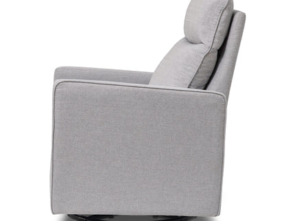 M19787MIG,DaVinci,Gabby Pillowback Swivel Glider in Misty Grey