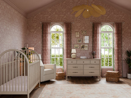 M31416WP,Namesake,Alouette 7-Drawer Assembled Dresser in Washed Pine