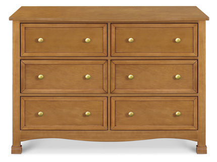 M5529CT,DaVinci,Kalani 6-Drawer Double Wide Dresser in Chestnut Finish