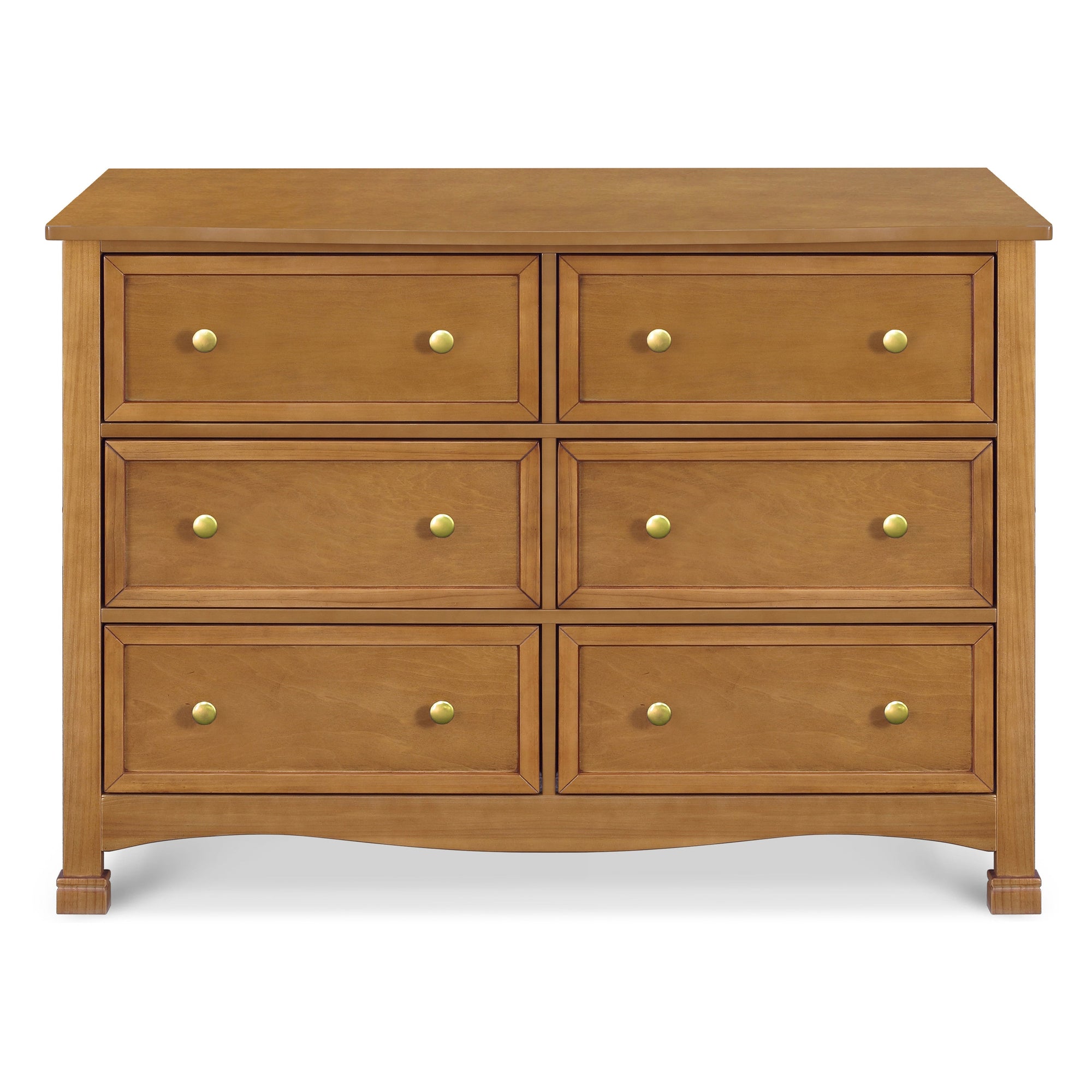 M5529CT,DaVinci,Kalani 6-Drawer Double Wide Dresser in Chestnut Finish