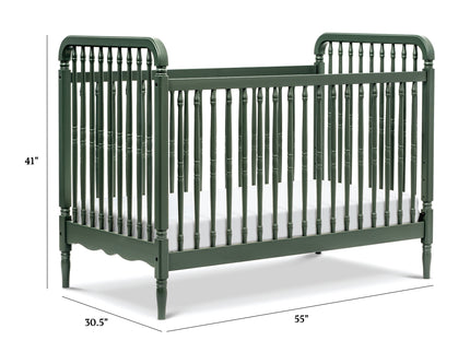 M7101FRGR,Namesake,Liberty 3-in-1 Convertible Spindle Crib w/Toddler Bed Conversion Kit in Forest Green
