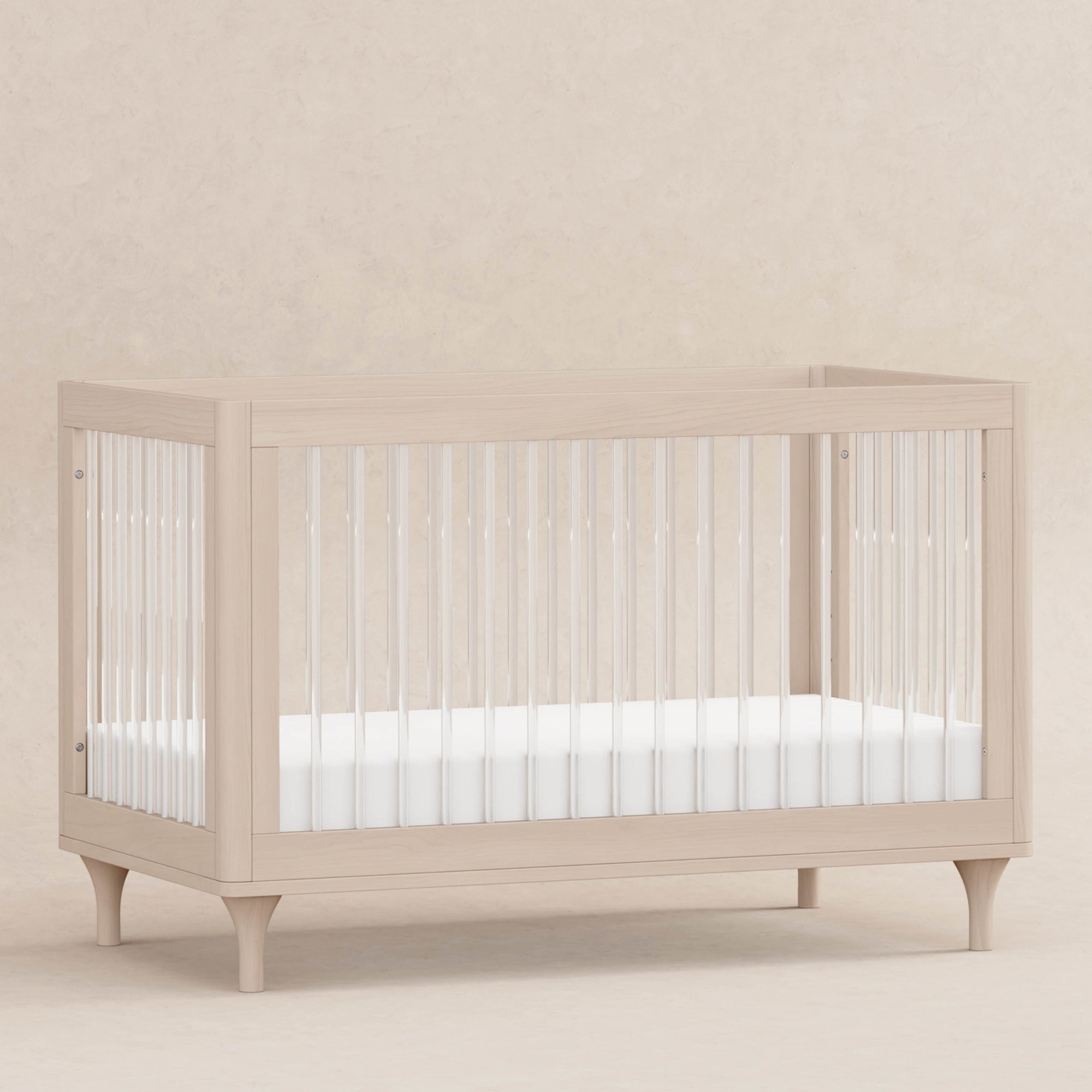M9001KNX,Babyletto,Lolly 3-in-1 Convertible Crib w/Toddler Conversion Kit in Washed Natural/Acrylic