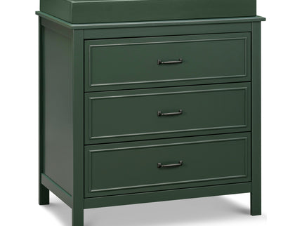M12823FRGR,DaVinci,Charlie 3-Drawer Dresser in Forest Green