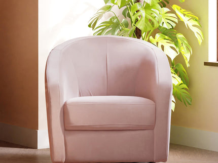 M5887BPV,Babyletto,Madison Swivel Glider in Blush Pink Velvet
