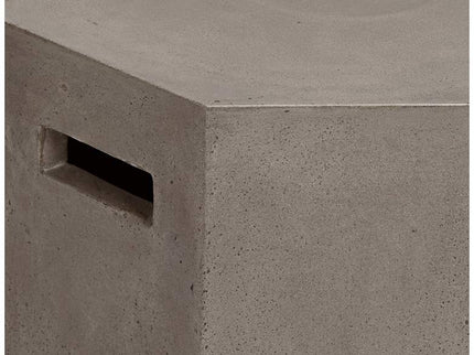 Ollo 18" High Gray Concrete End Table