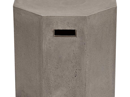 Ollo 18" High Gray Concrete End Table