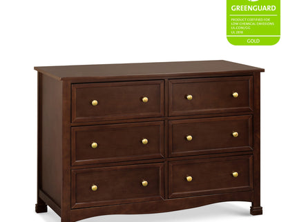 M5529Q,DaVinci,Kalani 6-Drawer Double Wide Dresser in Espresso Finish