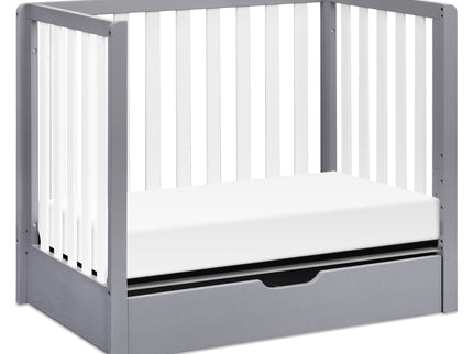 F11981GW,Carter's,Colby 4-in-1 Convertible Mini Crib w/ Trundle in Grey and White