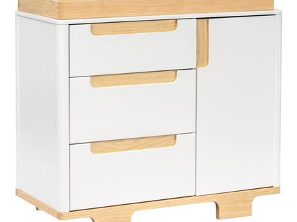 M23423WN,Babyletto,Yuzu 3-Drawer Changer Dresser in White/Natural