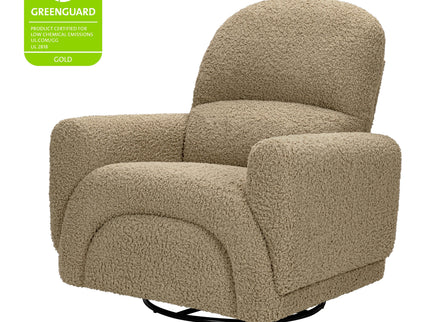 M30087LT,Babyletto,Rainbow Recliner and Swivel Glider in Latte Teddy Loop