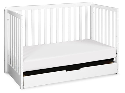 F11951W,Carter's,Colby 4-in-1 Convertible Crib w/ Trundle Drawer in White