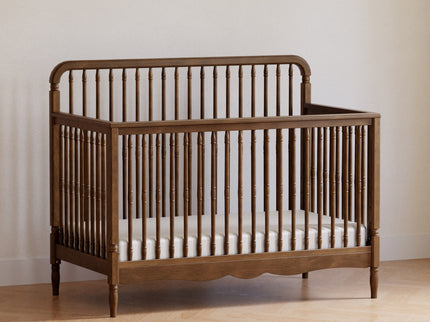 M7141NL,Namesake,Liberty 4-in-1 Convertible Spindle Crib in Natural Walnut