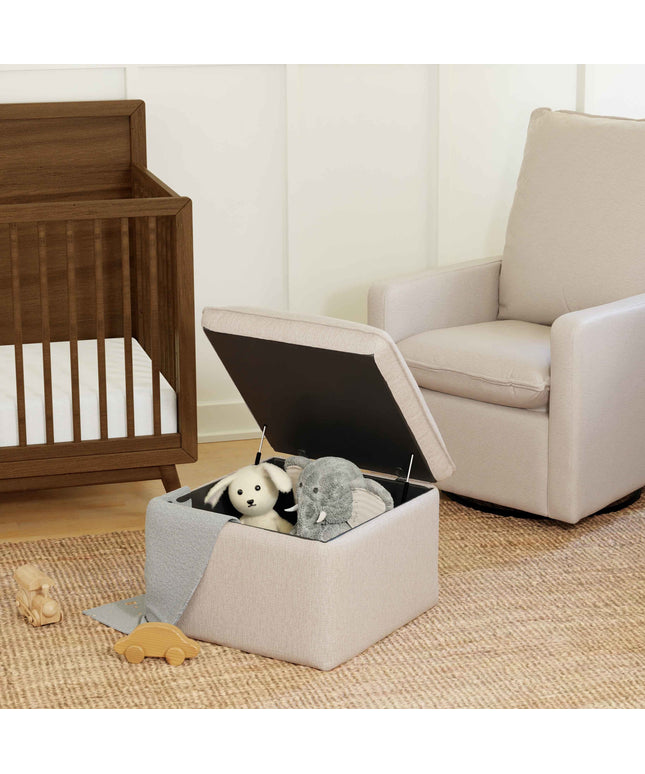 M20985PBEW,Babyletto,Cali Storage Ottoman in Performance Beach Eco-Weave