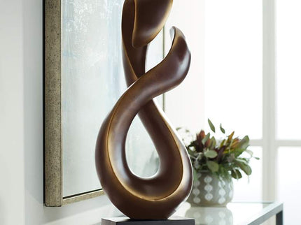 Open Infinity 25" High Gold Sculpture