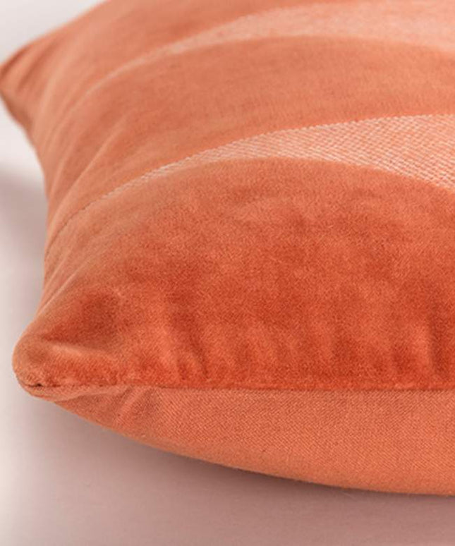 Orange Geometric 20" x 20" Poly Filled Throw Pillow