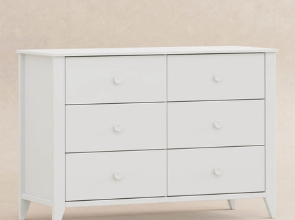 M10326W,Babyletto,Sprout 6-Drawer Double Dresser in White
