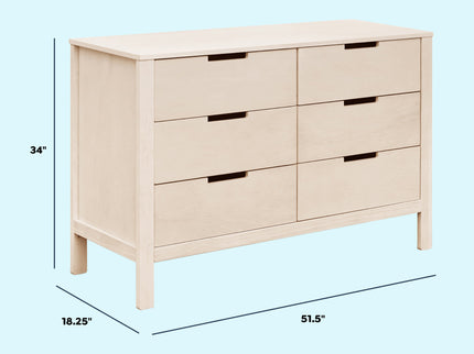 F11926NX,Carter's,Colby 6-Drawer Double Dresser in Washed Natural