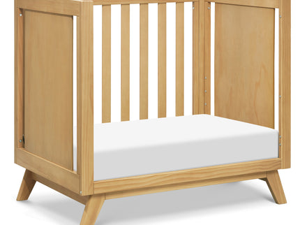M22598HY,DaVinci,Otto 3-in-1 Convertible Mini Crib with 4 Mattress in Honey