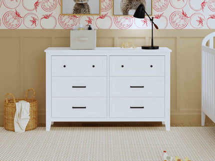 M24726W,DaVinci,Beau 6-Drawer Dresser in White